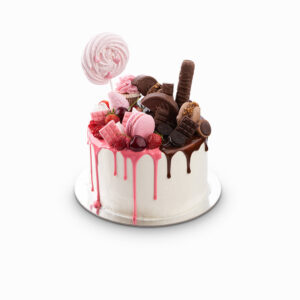 Chocolate Duo csurgatott torta – SUGAR! Cukrászda