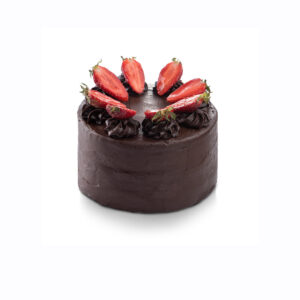 Fudgy csokoládé torta eperrel – SUGAR! Cukrászda