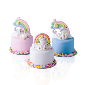 Szivárvány unikorn mini torta – SUGAR! Cukrászda